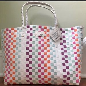 Limited Edition Kate Spade Woven Tote Bag